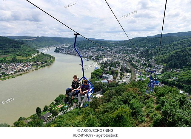 Cable car, Boppard, Rhineland-Palatinate, Germany