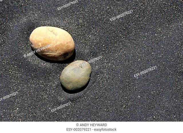 stone and sand