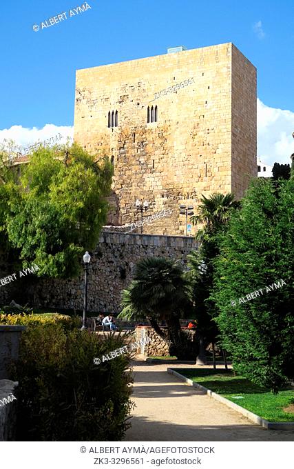 Torre del Pretori (Pretorian Tower), Provincial forum of Tarraco, Tarragonia, Catalonia, Spain