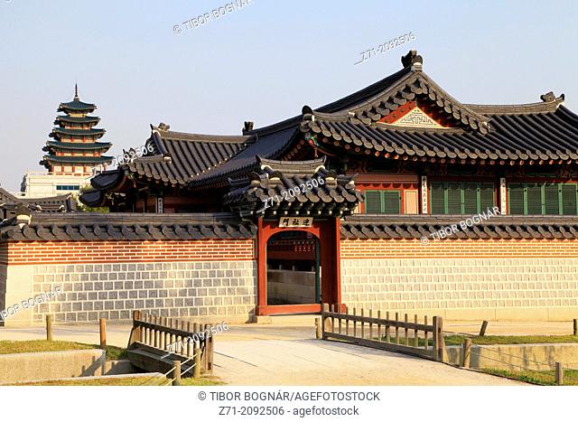 South Korea, Seoul, Gyeongbokgung Palace,