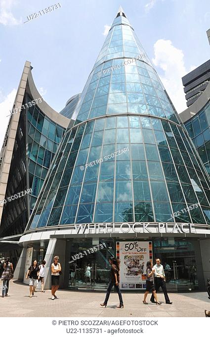 Singapore: Wheelock Place mall and office tower along Orchard Road