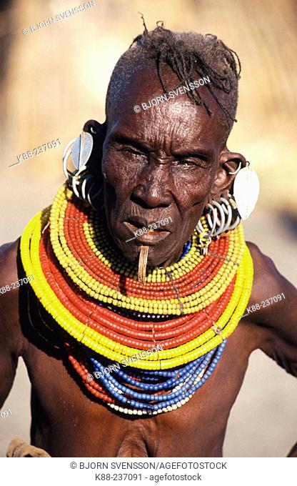 Old Turkana Woman. Loyangalani. Kenya