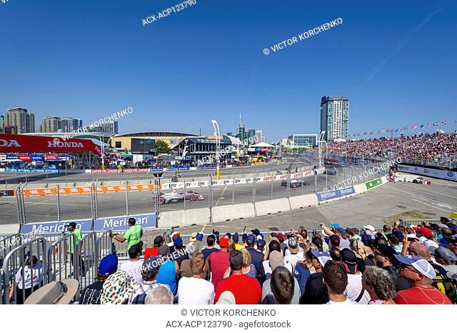 Indy car race day in Toronto
