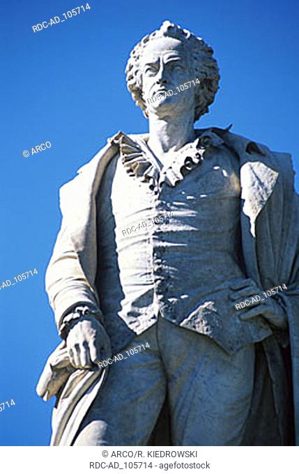 Statue of Vittorio Alfieri Asti Piemont Italy