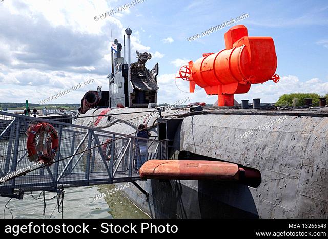 U-boat 461, harbor in Peenemünde, Usedom Island, Mecklenburg-Western Pomerania, Germany