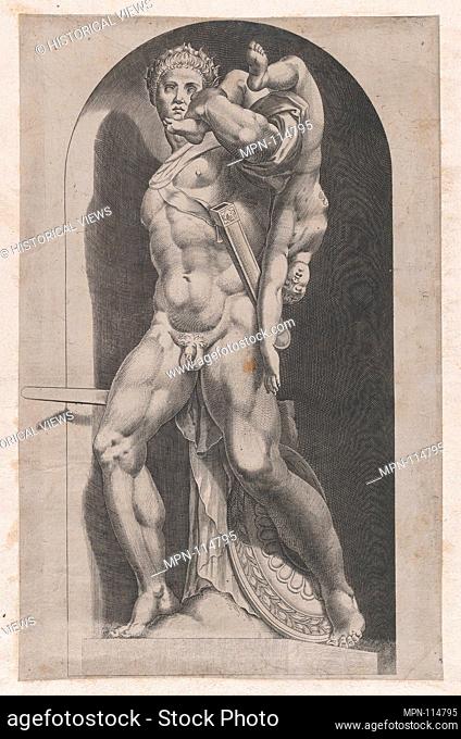 Speculum Romanae Magnificentiae: Atreus Farnese. Series/Portfolio: Speculum Romanae Magnificentiae; Artist: Anonymous; Artist: After Cornelis Cort...
