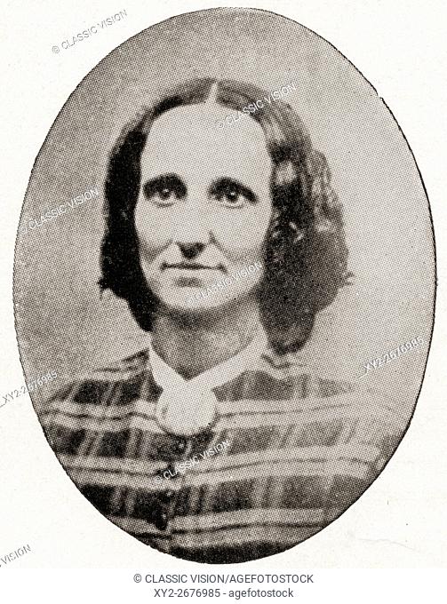 Mary Baker Patterson Glover Eddy, 1821-1910. Founder of the church of Christian Science