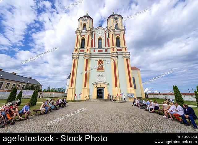 Basilica of Visitation of Blessed Virgin Mary in former Dominican monastery in Sejny town located in Podlaskie Voivodeship, Poland