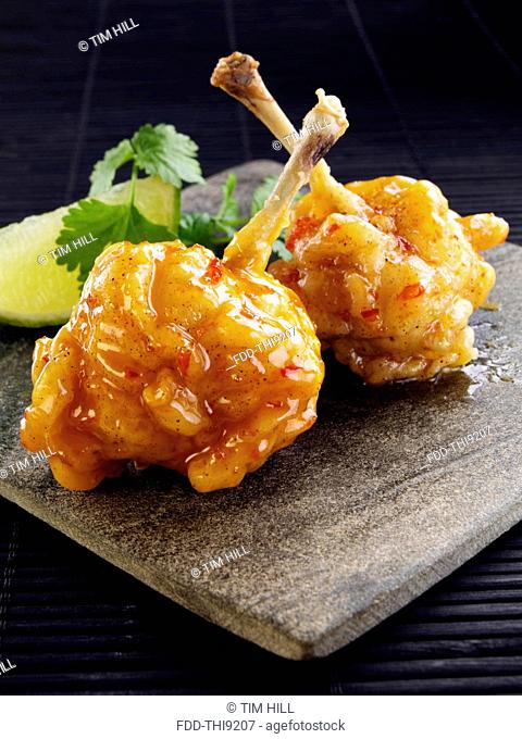 Angel wings chicken in tempura