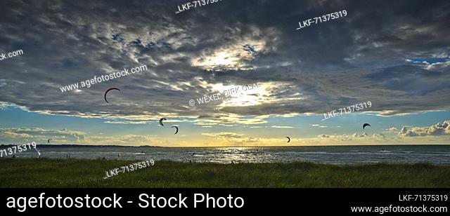 Kiting on the Baltic Sea near GroÃŸenbrode