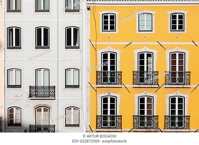 Traditional Row Houses in Lisbon