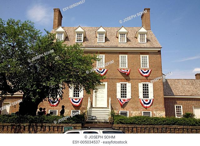 Historic Hammond-Harwood House is one of the premiere remaining houses from the British Colonial era, began construction in 1774 in Annapolis, MD