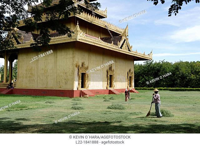The Palace Shwebonyadanar Mingalar Nangdaw  Shwebo city  Sagaing Division  Burma  Republic of the Union of Myanmar