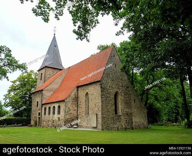 Old St. Alexander Church, Wallenhorst, Osnabrücker Land, Lower Saxony, Germany