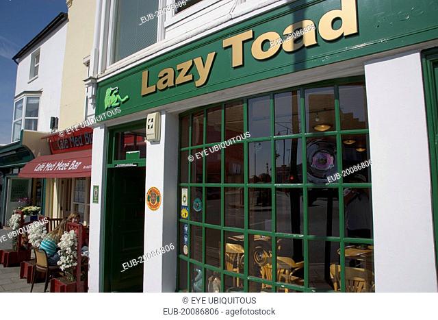 The Lazy Toad public house in the high street
