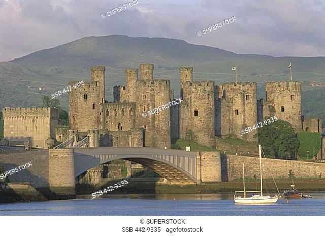 Conwy Castle and River Conwy, Wales