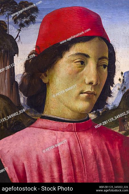 Portrait of a Young Man, Domenico Ghirlandaio, 1480's