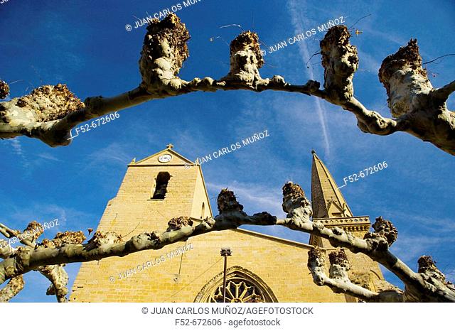San Pedro church. Olite. Navarra. Spain
