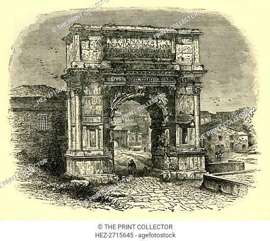 'The Arch of Titus, Rome', 1890. Creator: Unknown