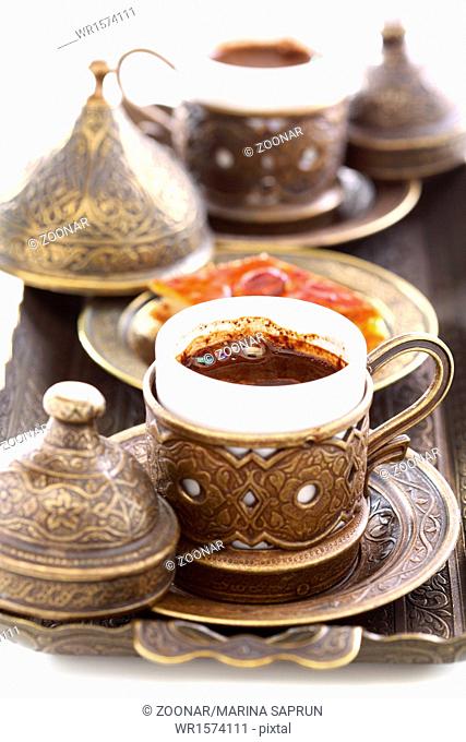 Turkish coffee close-up