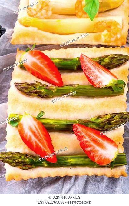 Asparagus tarte