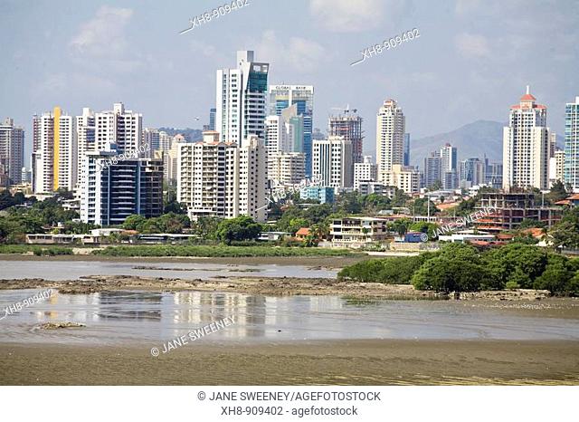 City skyline from near Panama Viejo Ruins, Panama City, Panama
