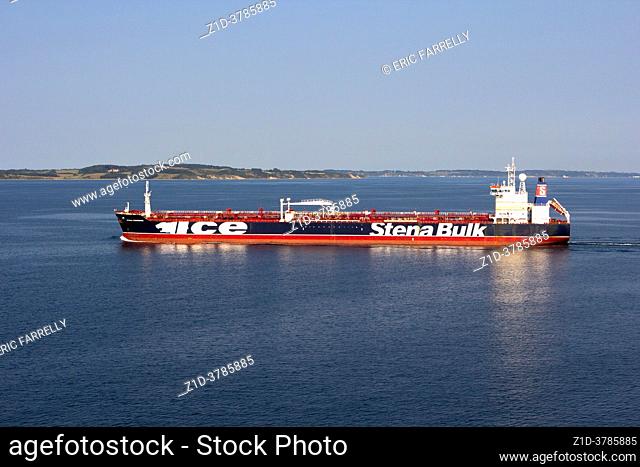Chemical and product tanker Stena Poseiden at entrance to Baltic sea