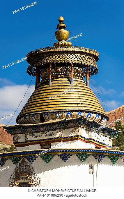 Gyantse, Kumbum Choerten | usage worldwide. - Gyantse/Tibet/China