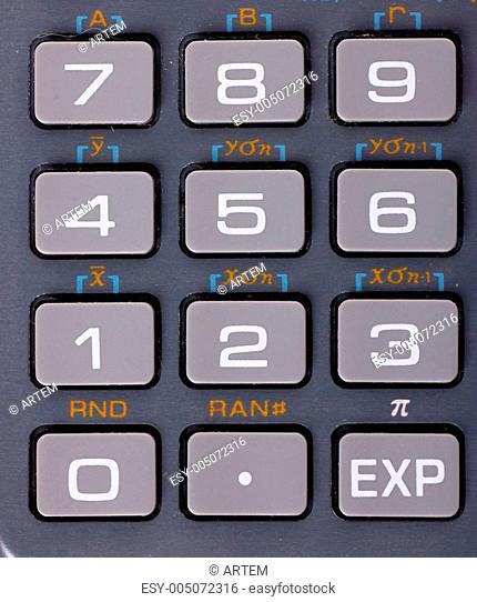 Calculator keyboard