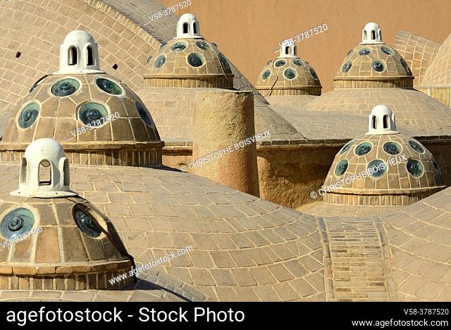 Iran, Kashan, Sultan Mir Ahmad hammam, The roof