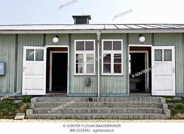 Entrance to the barracks, Mauthausen Concentration Camp, Perg, Upper Austria, Austria, Europe