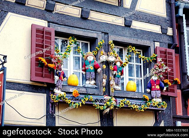 Colmar is a city in Alsace in France. The old town is characterized by cobblestone streets and half-timbered houses from the Middle Ages and the Renaissance