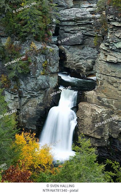 A waterfall in the Appalachian Mountains, USA