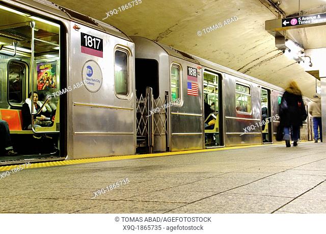42nd Street, Grand Central Terminal, Numer 7 Subway, Manhattan, New York City, USA