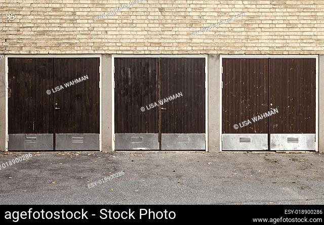 Worn Garage Doors