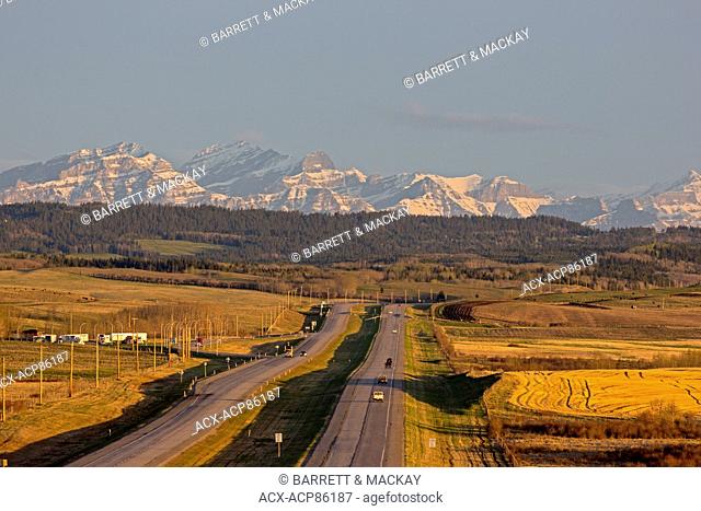 Trans-Canada Highway, Rockey View County, Division No. 6, Alberta, Canada