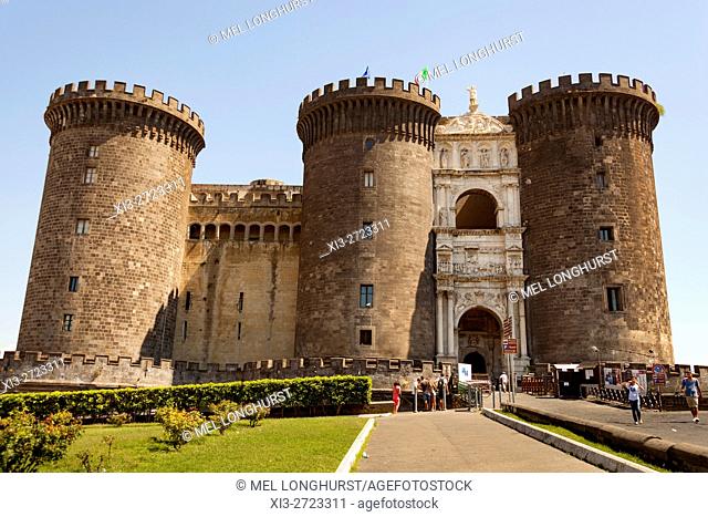 Castel Nuovo, also known as Maschio Angioino, Naples, Campania, Italy