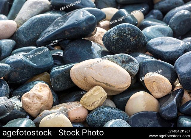 pebble on the sunrise beach