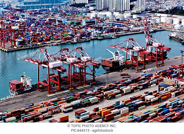 Korea Express Container Termin, Busan Harbor, Busan, Korea