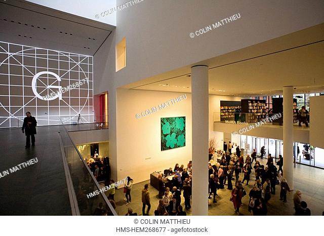 United States, New York City, Manhattan, Midtown, MOMA, Museum of Modern Art, redesigned in 2008 by Japanese architect Yoshio Taniguchi