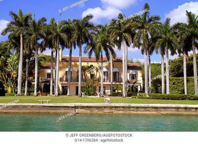Florida, Miami Beach, Biscayne Bay, Star Island, 40 Star Island Drive, waterfront home, mansion, celebrity, Bad Boys II movie set