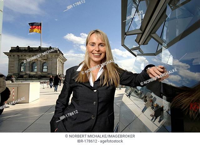Martina Krogmann, CDU Member of the Bundestag on the Parliament, Berlin, Germany