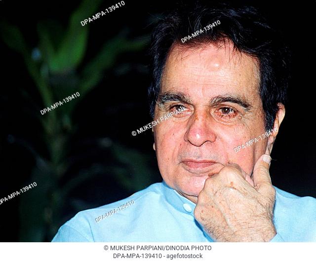 South Asian Indian Bollywood actor Dilip Kumar , India , NO MR
