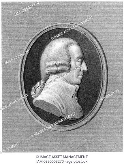 Adam Smith, 18th century Scottish philosopher and economist  Smith 1723-1790 was the author of the highly influential 'Inquiry into the Nature and Causes of the...