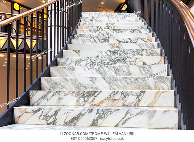 Art deco marble stairs