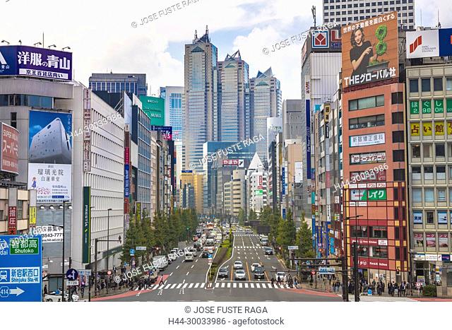 Japan , Tokyo City, Shinjuku District, South Shinjuku Station , Koshukaido Avenue