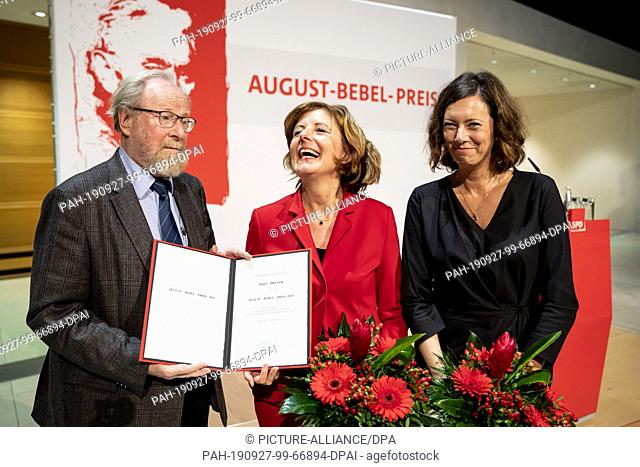 27 September 2019, Berlin: Malu Dreyer, the Minister President of Rhineland-Palatinate and provisional SPD Chairwoman (M)