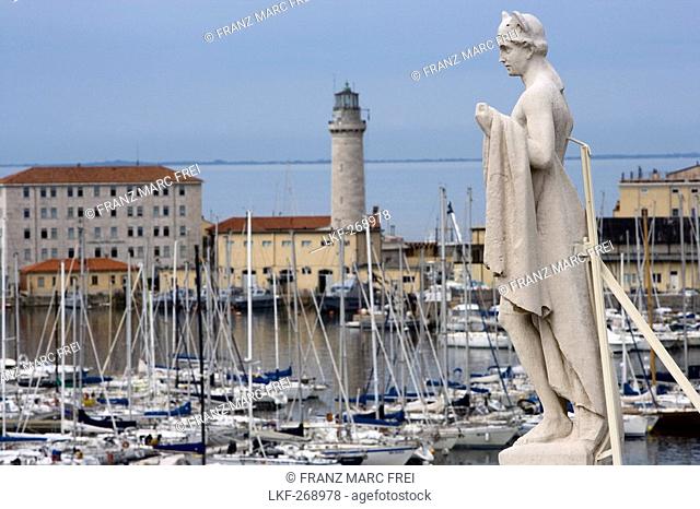 Marina in Trieste, Friuli-Venezia Giulia, Upper Italy, Italy