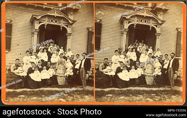 Baby Morse's birthday party. Gott, C. (Photographer). Robert N. Dennis collection of stereoscopic views United States States Massachusetts