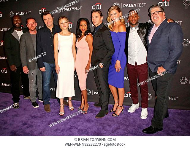Celebrities attend PaleyFest Fall 'The Orville' Arrivals at The Paley Center For Media in Beverly Hills. Featuring: Peter Macon, Scott Grimes, Seth MacFarlane